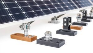 Fixations pour panneaux solaires au sol