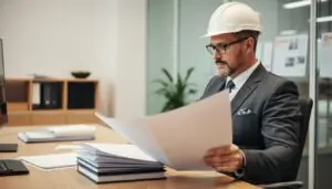 Professionnel du BTP consultant les références légales sur l'assurance décennale ouvrage non soumis