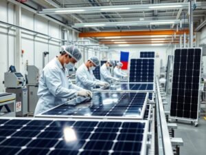 Usine d'assemblage des panneaux solaires Sunology en France - tests indépendants 2025