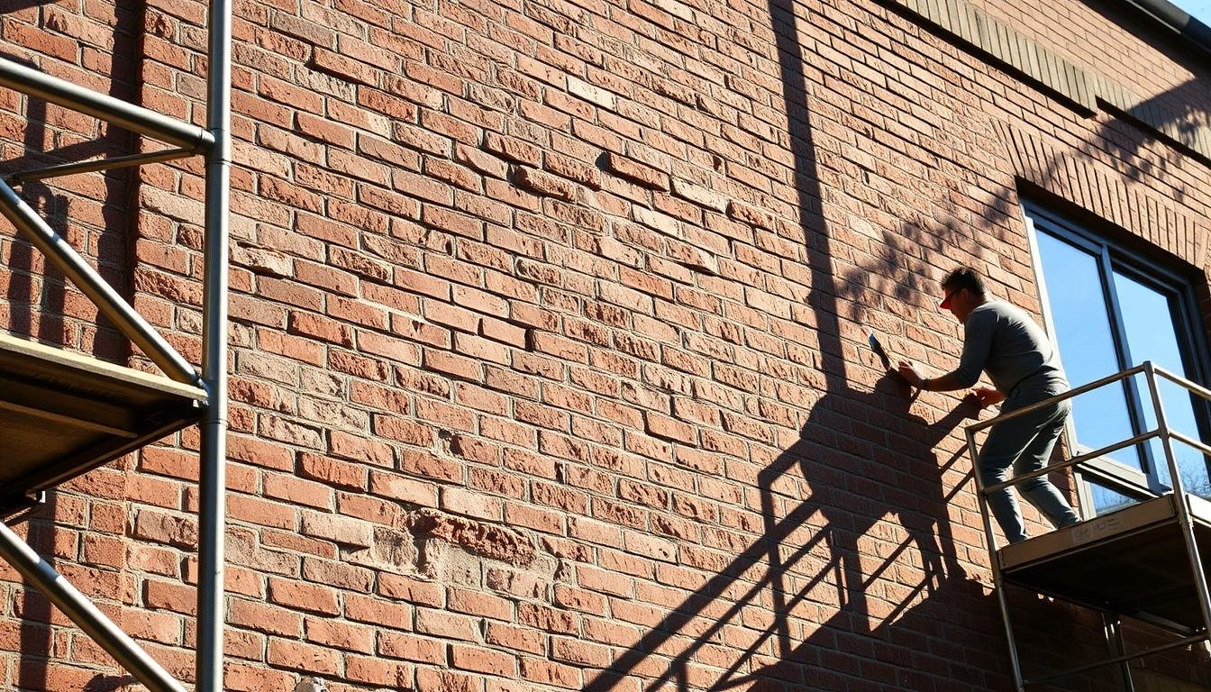 refaire un mur exterieur abimé