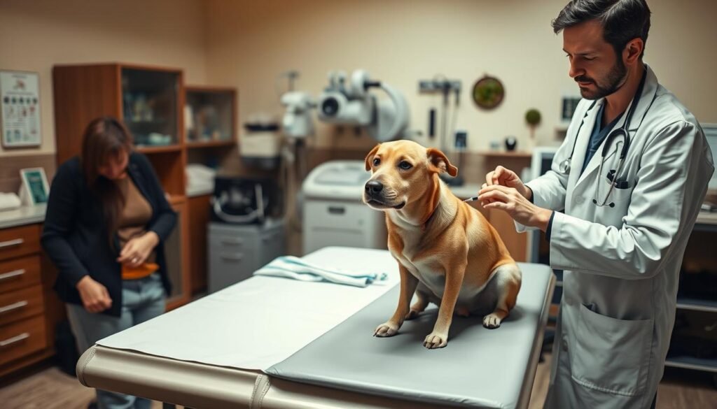 Consultation vétérinaire vaccination chien