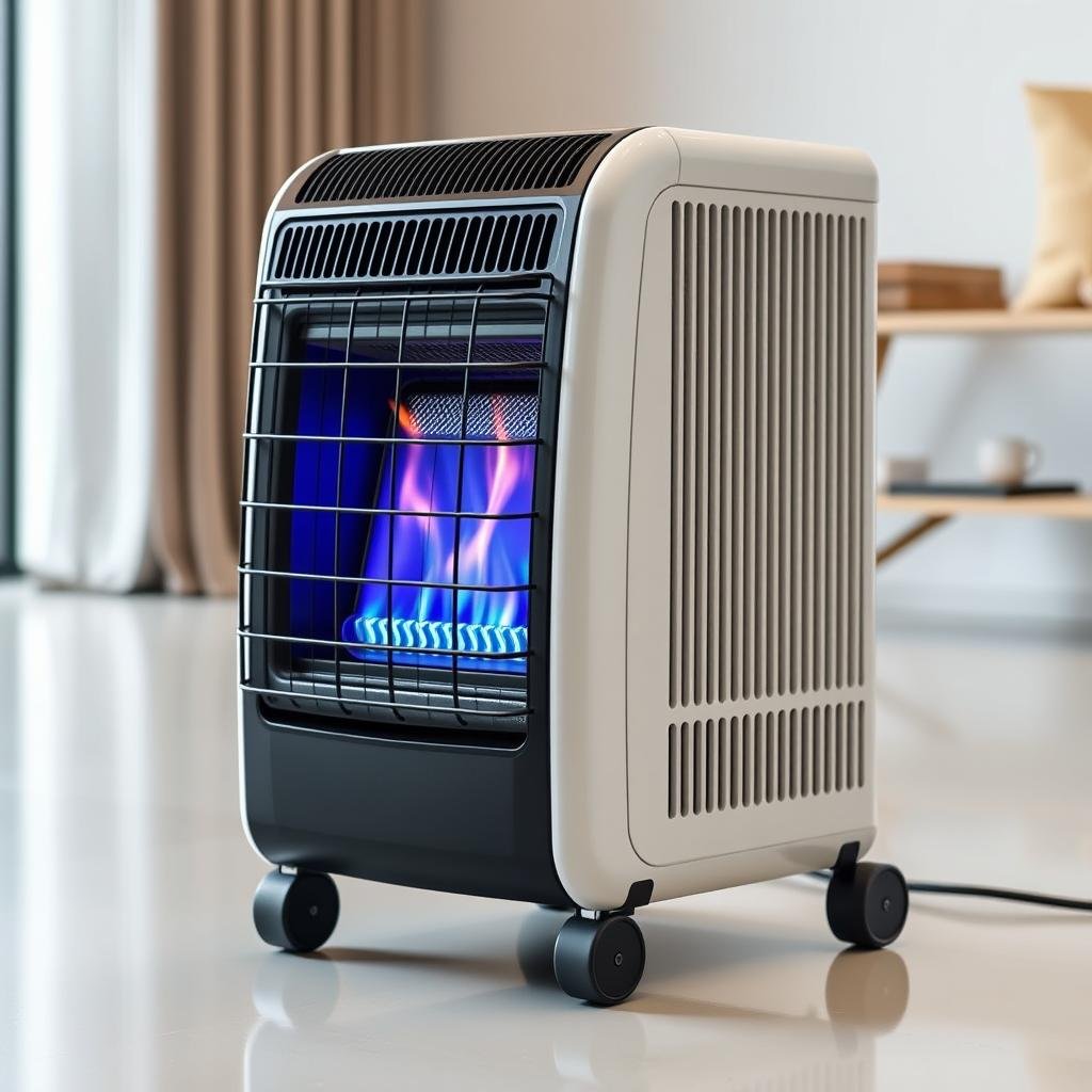 Chauffage d'appoint à gaz moderne et sécurisé pour 2025