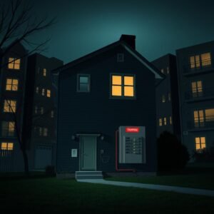 Coupure d'électricité localisée affectant un seul logement ou bâtiment