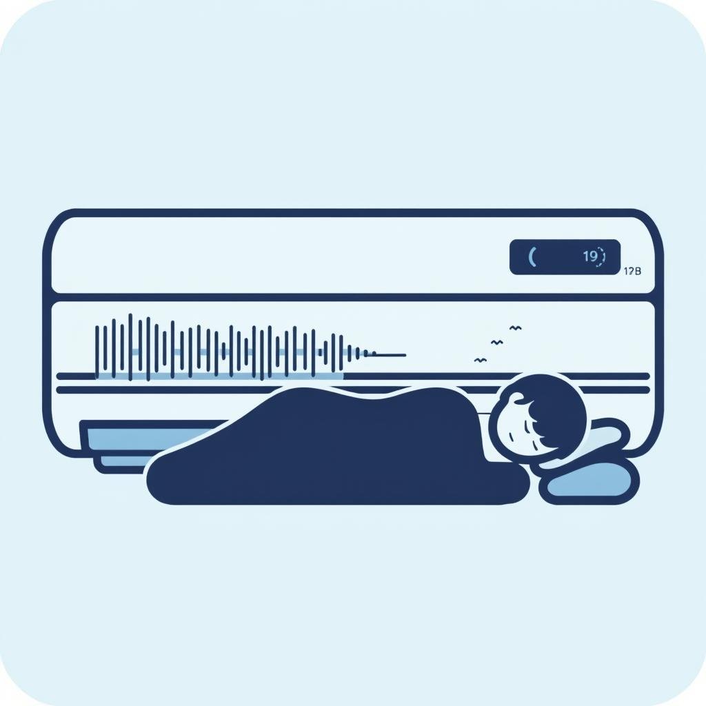 Icône représentant le fonctionnement silencieux des climatiseurs Fujitsu