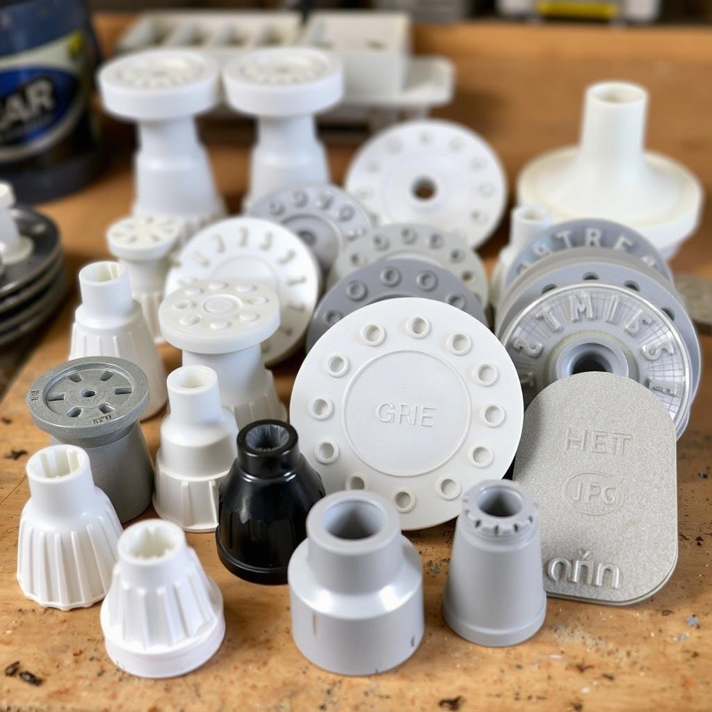 Plaques et buses pour sablon projecteur d'enduit