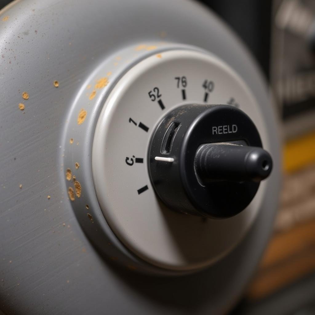 Réglage de vitesse sur une ponceuse à bande