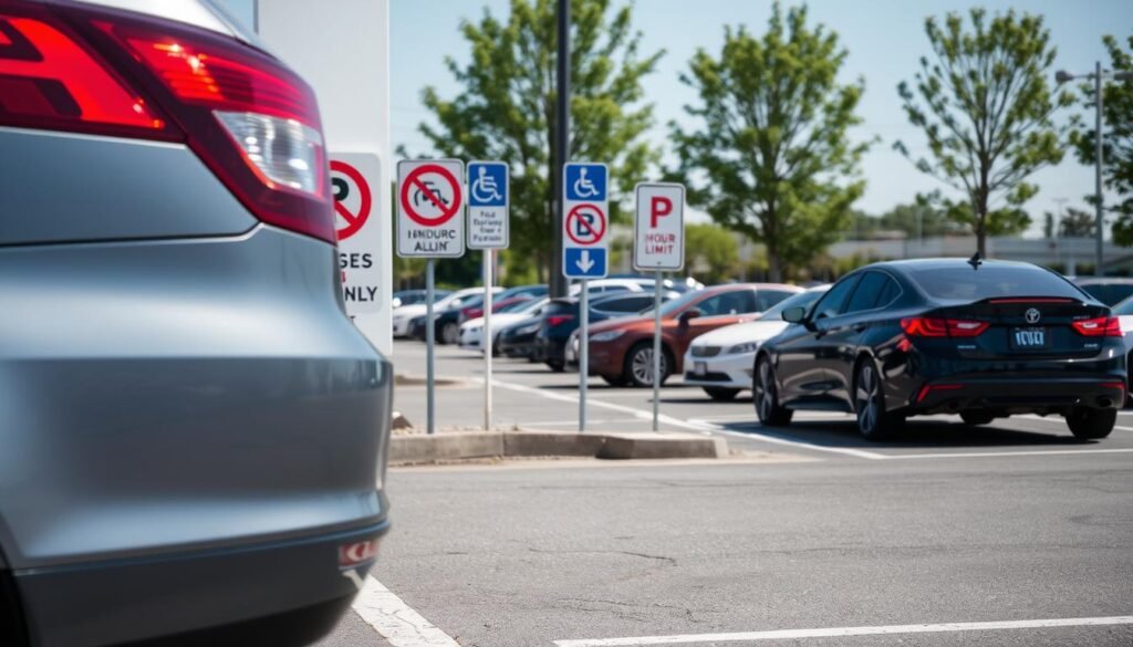 Règles de stationnement et accident parking