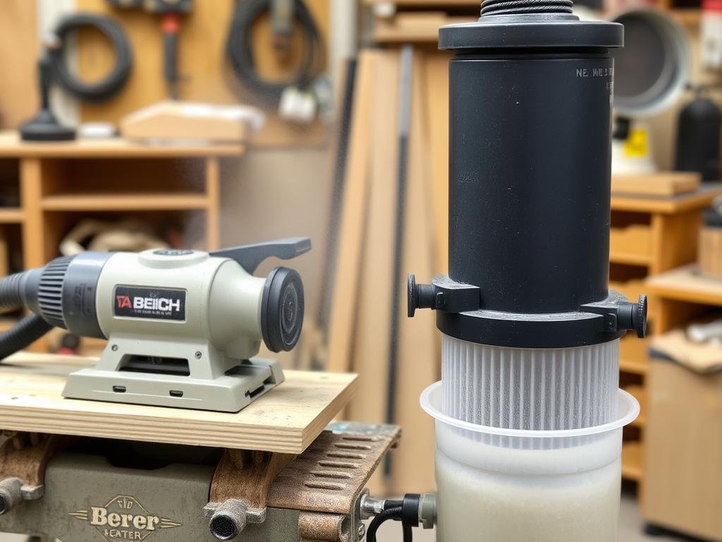 Système d'aspiration pour ponceuse à bande