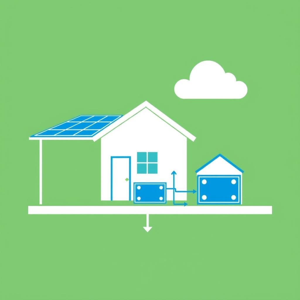 Système de stockage sur batteries pour carport panneau solaire
