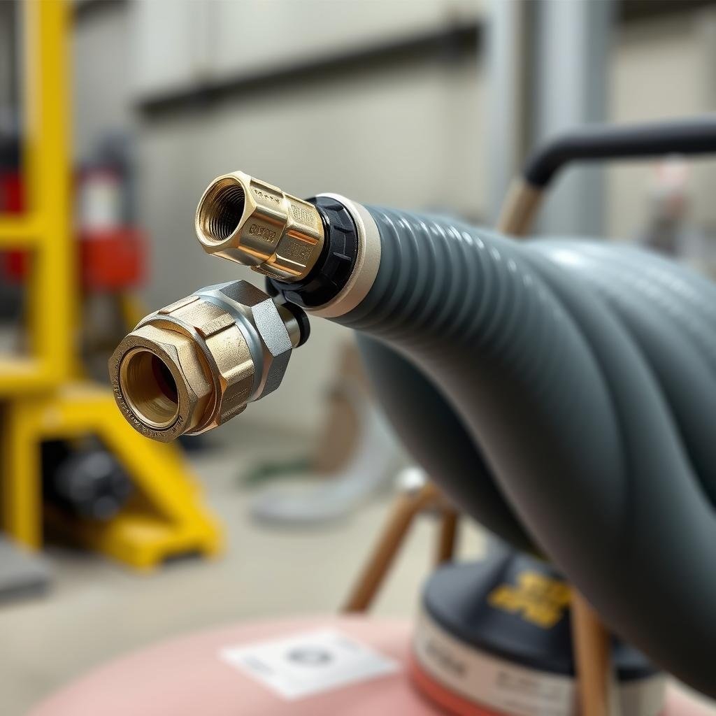 Tuyau d'air pour sablon projecteur d'enduit