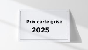 prix carte grise