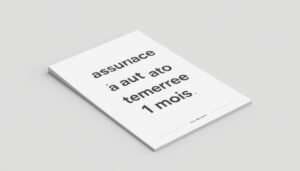Assurance auto temporaire 1 mois