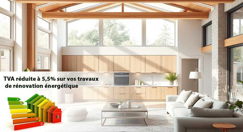 TVA réduite à 5,5% sur vos travaux de rénovation énergétique