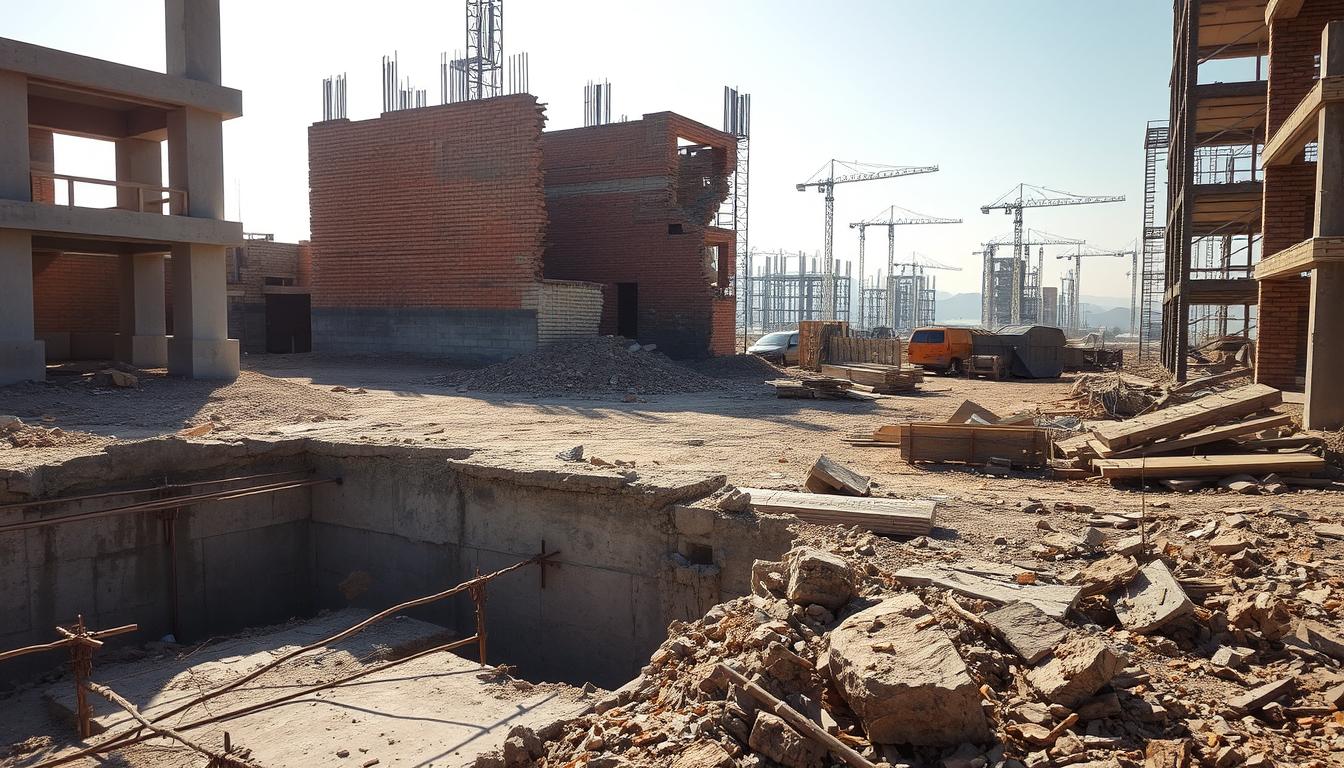 chantier abandonné