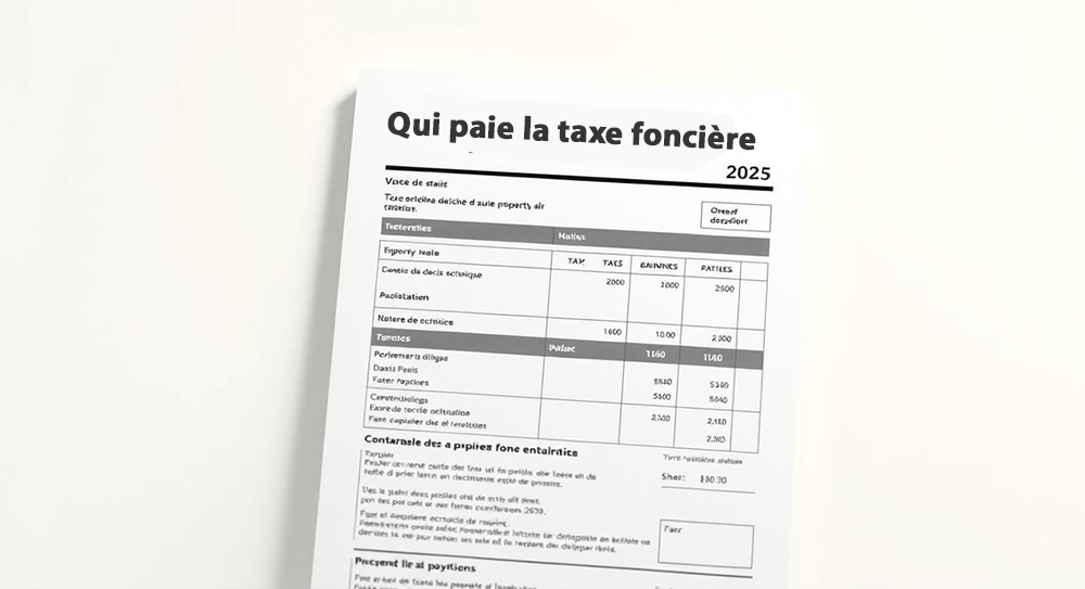 Qui paie la taxe foncière