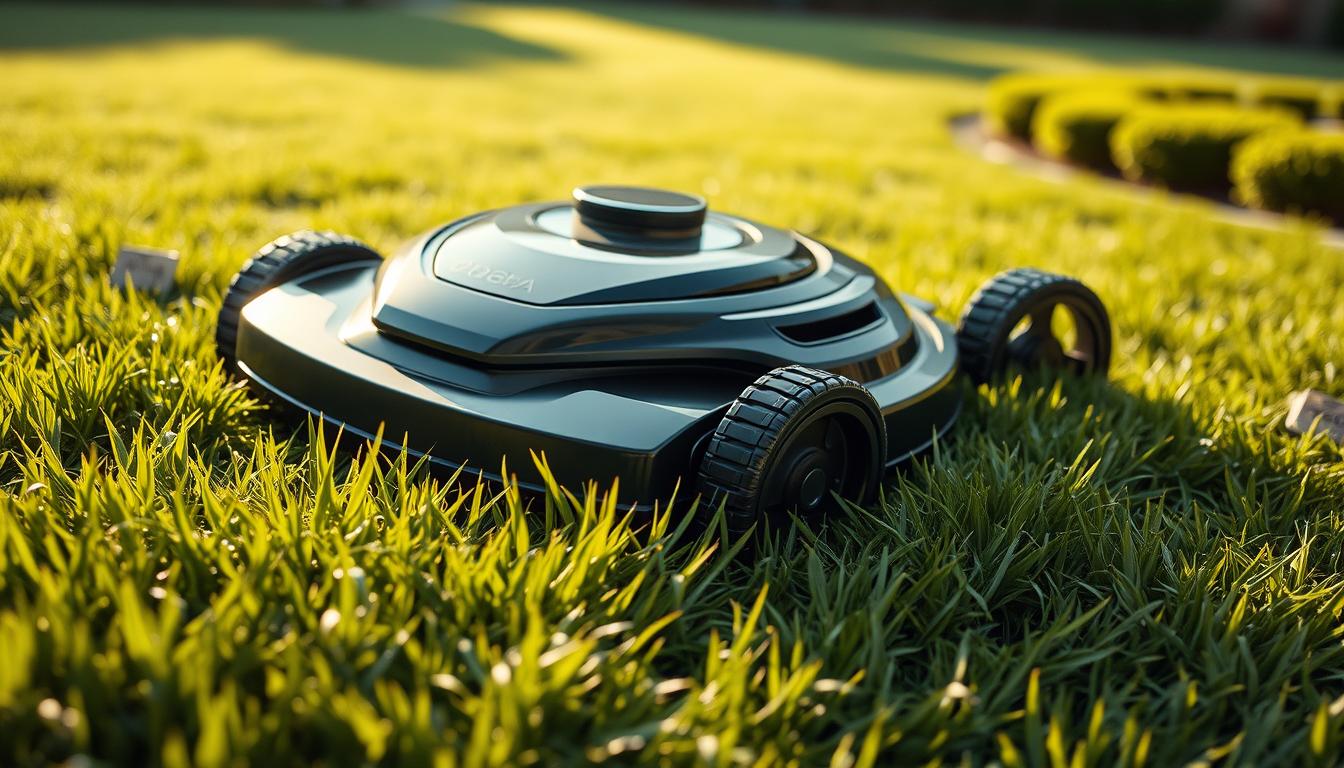 Robot tondeuse mulching technologie de coupe