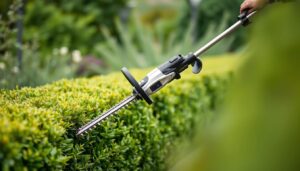 Taille haie électrique à perche télescopique