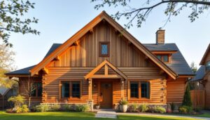 Bardage extérieur maison