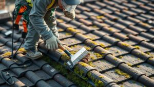 Démoussage de toiture