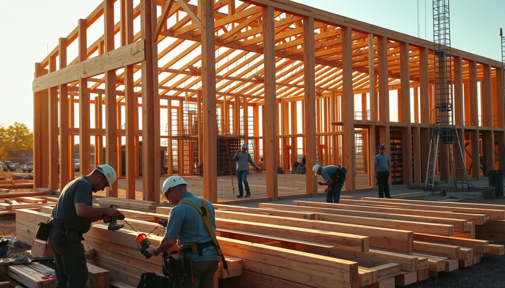 Activités de construction ossature bois