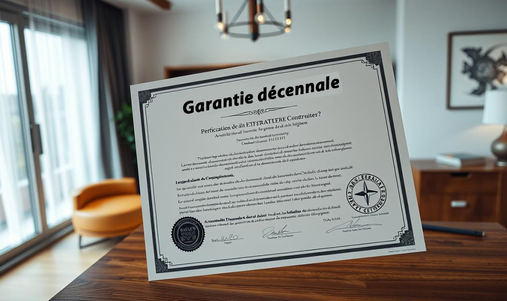 Assurance decennale attestation