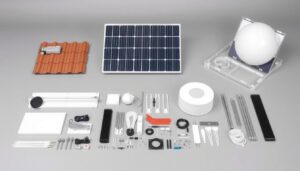 Différents kits de fixation pour panneaux solaires sur toiture