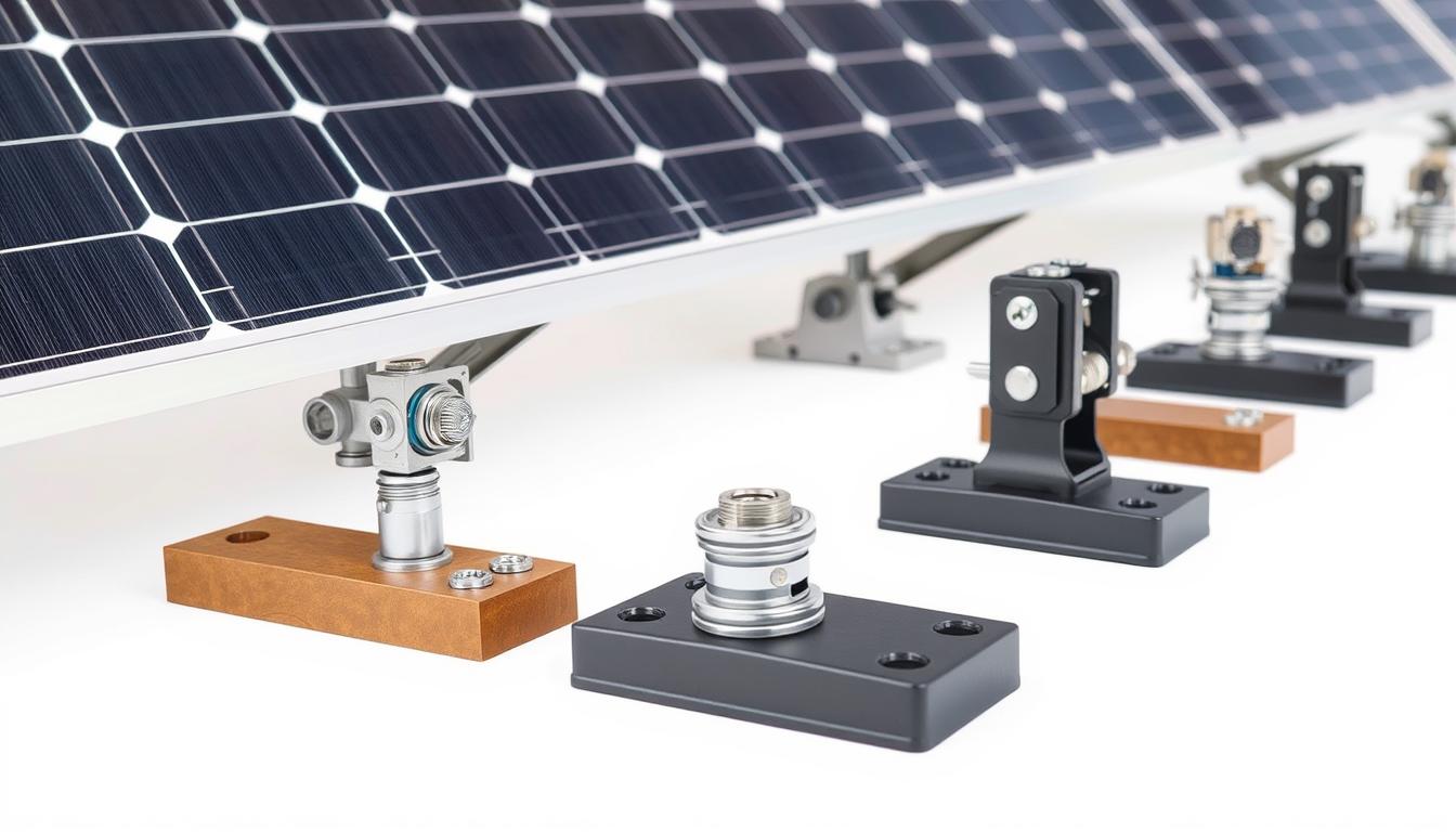 Fixations pour panneaux solaires au sol