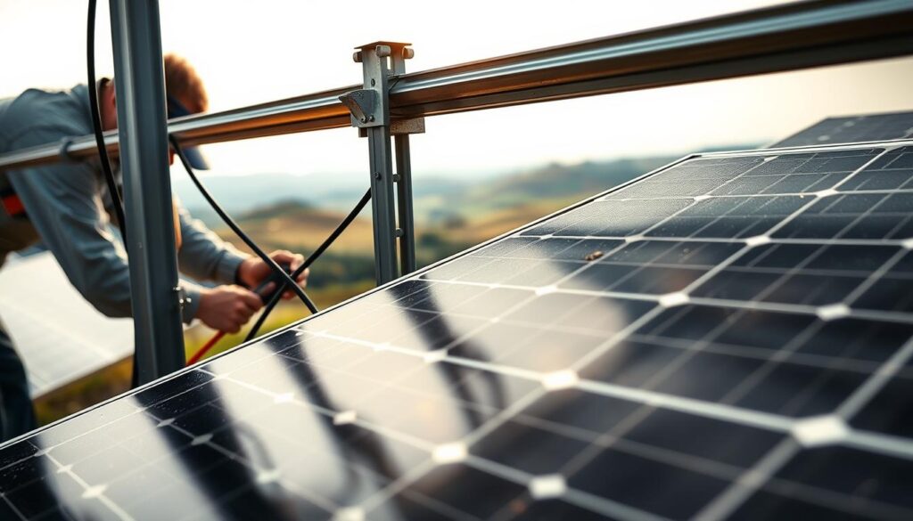 Maintenance des supports panneau solaire