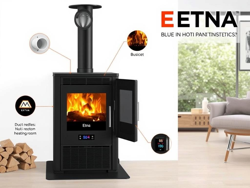 Poêle à granulés ETNA Cayenne 14 kW