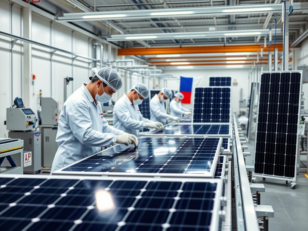 Usine d'assemblage des panneaux solaires Sunology en France - tests indépendants 2026