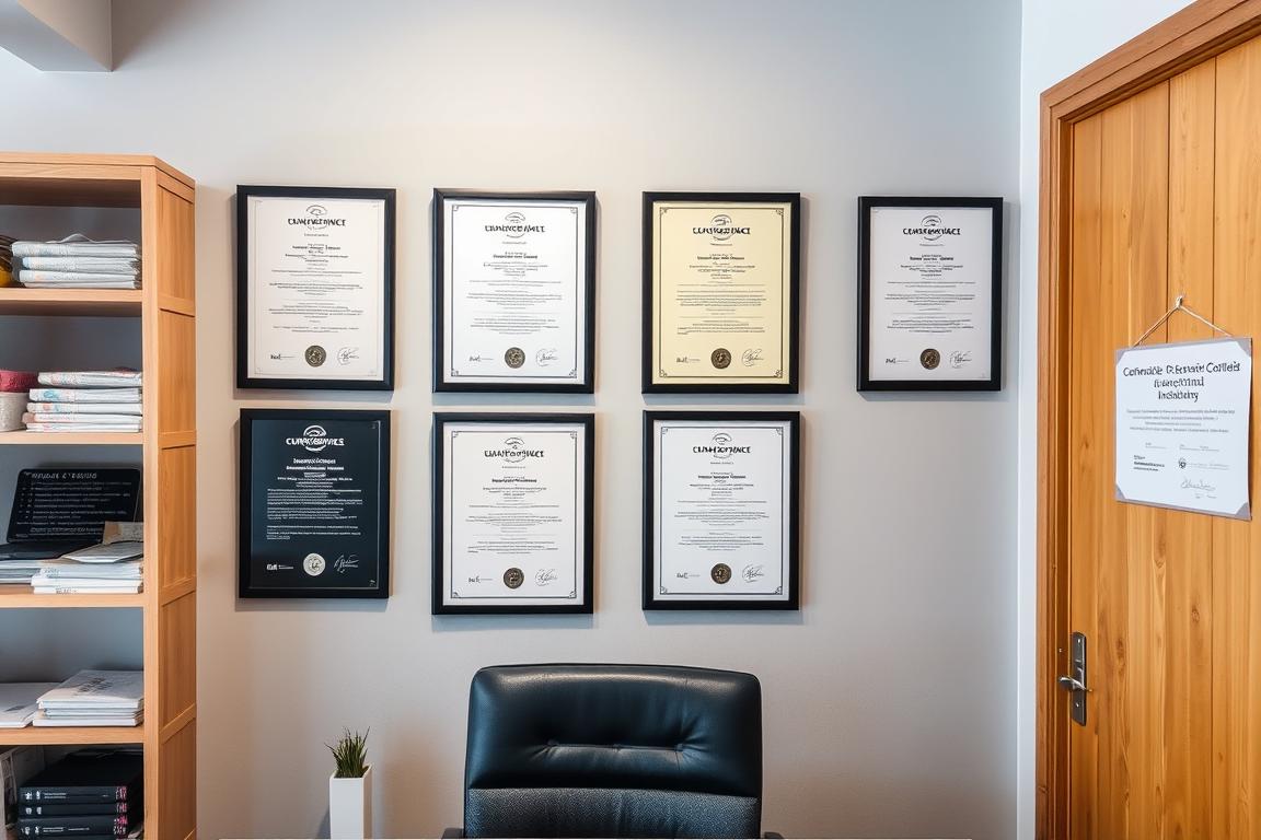 Certificats professionnels et diplômes valorisés pour l'assurance décennale