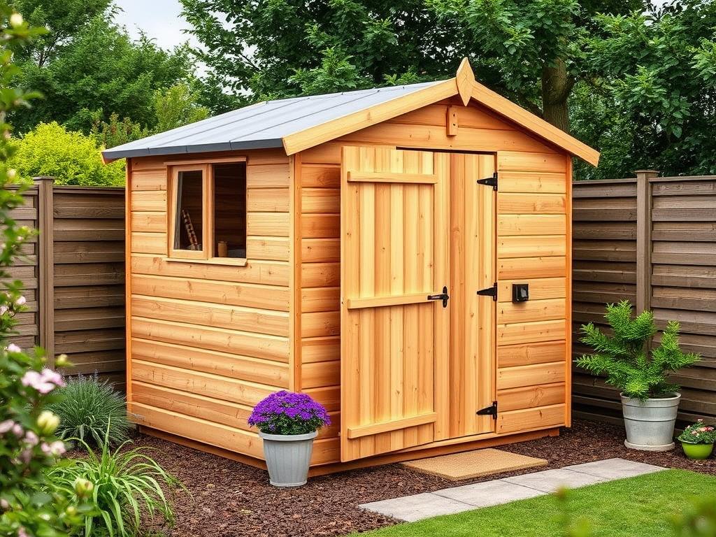 Abri de jardin Eco Garden 5 compact en bois traité pour 2026 Abri de jardin Eco Garden 5 compact en bois traité pour 2026