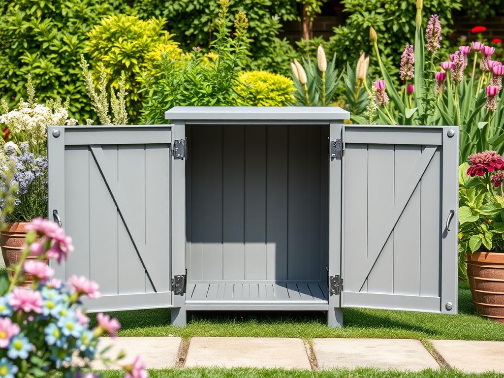 Armoire basse Gardiun en résine, une des meilleures armoires pour extérieur 2026 à petit prix Armoire basse Gardiun en résine, une des meilleures armoires pour extérieur 2026 à petit prix