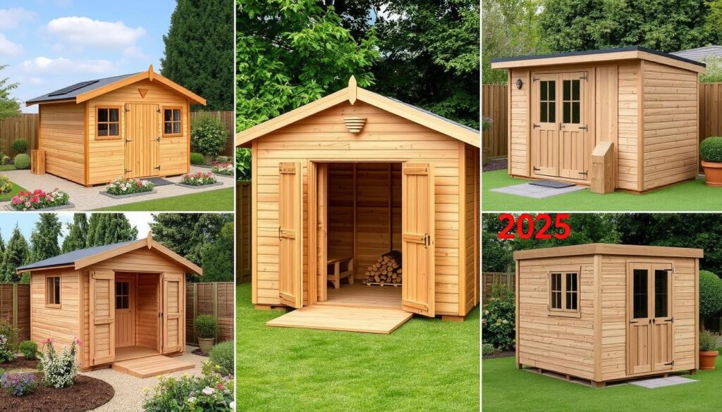Collection des 5 autres modèles d'abris de jardin en bois recommandés pour 2026 Collection des 5 autres modèles d'abris de jardin en bois recommandés pour 2026