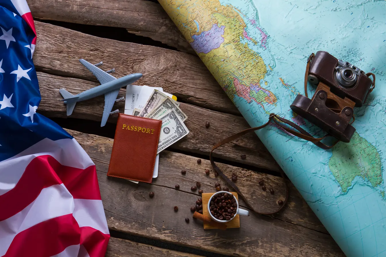 Planification de plusieurs voyages dans l'année sur une carte du monde