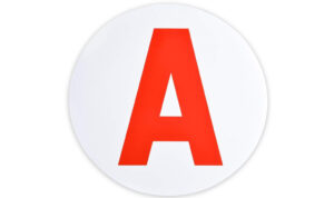 disque A pour jeune conducteur