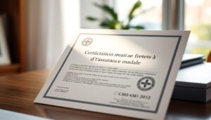 Attestation de droits à l’assurance maladie