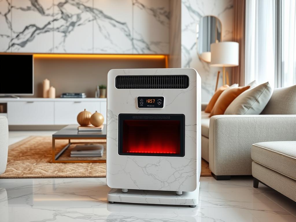 Klarstein HeatPal Marble - chauffage d'appoint à inertie en 2026
