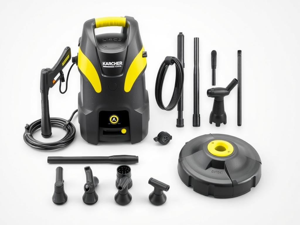 Nettoyeur haute pression Kärcher K5 avec accessoires
