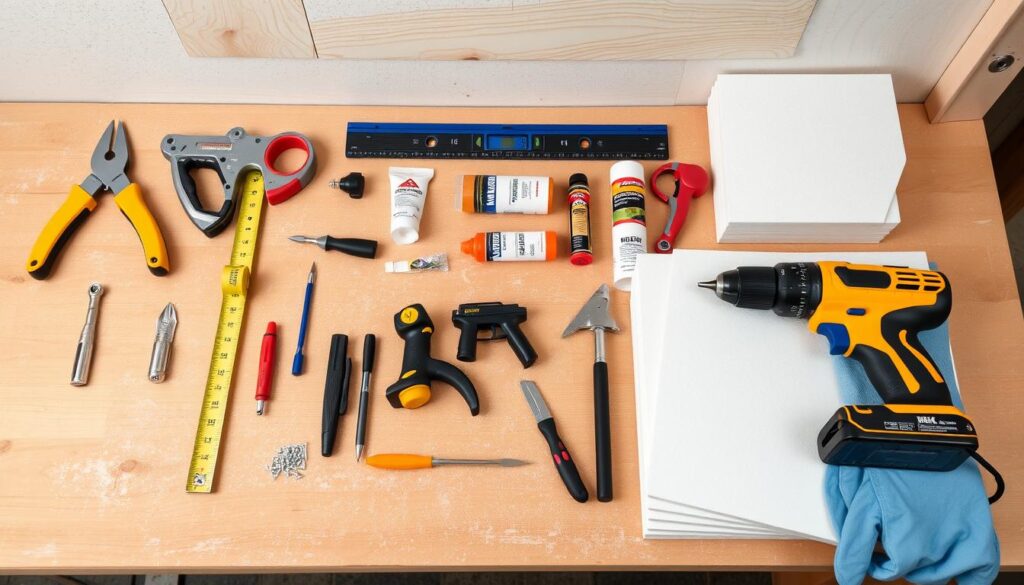 Outils nécessaires pour isoler ses murs intérieurs avec du polystyrène