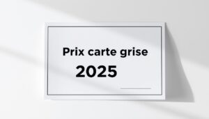 prix carte grise