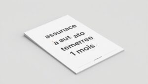 Assurance auto temporaire 1 mois