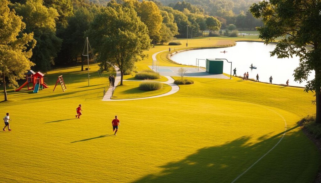 Aménagement d'espaces sportifs et récréatifs